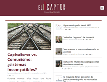 Tablet Screenshot of elcaptor.com